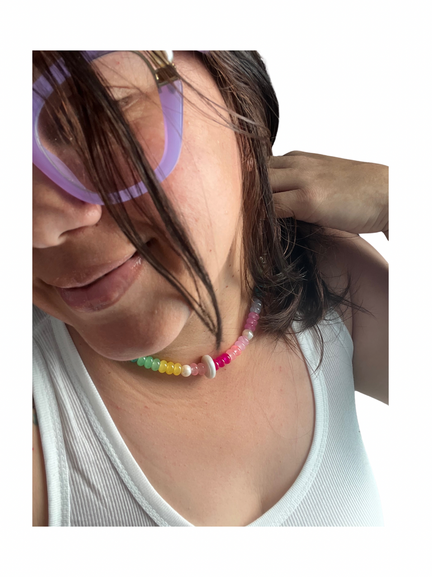 Melón con menta Necklace