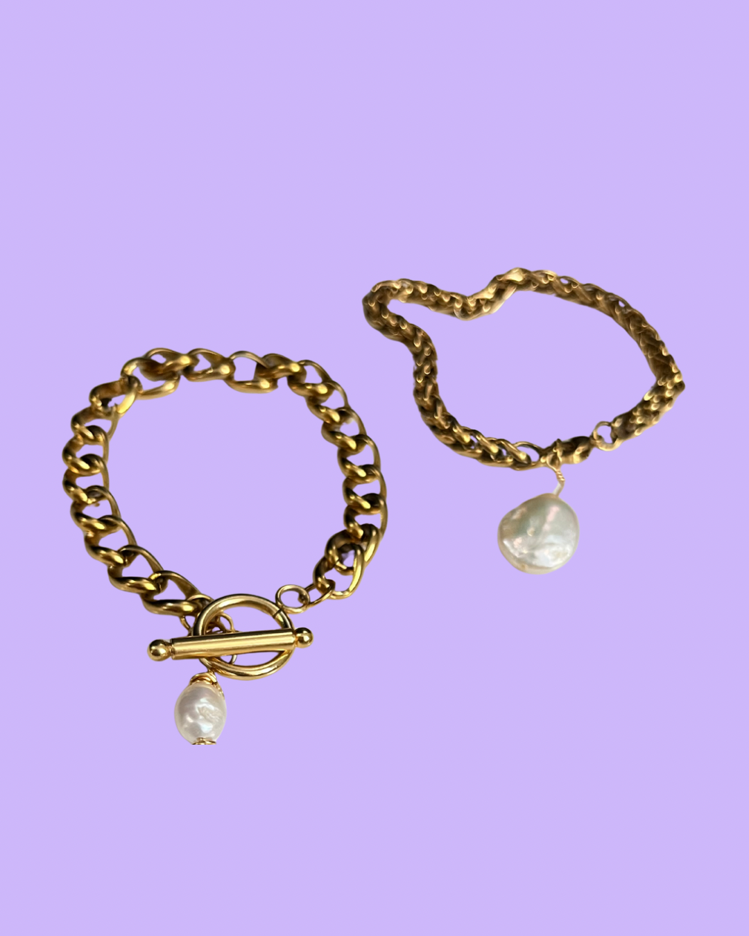 Aura Barroca & Eco de Perlas Bracelets