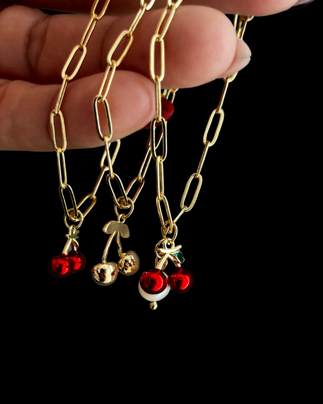 Cherry bracelet