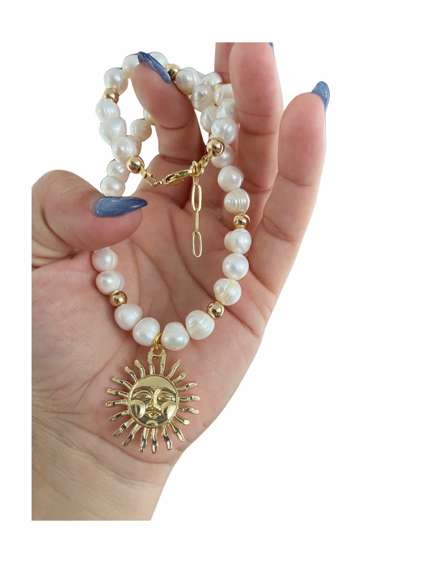 Sun in Pearls Necklace