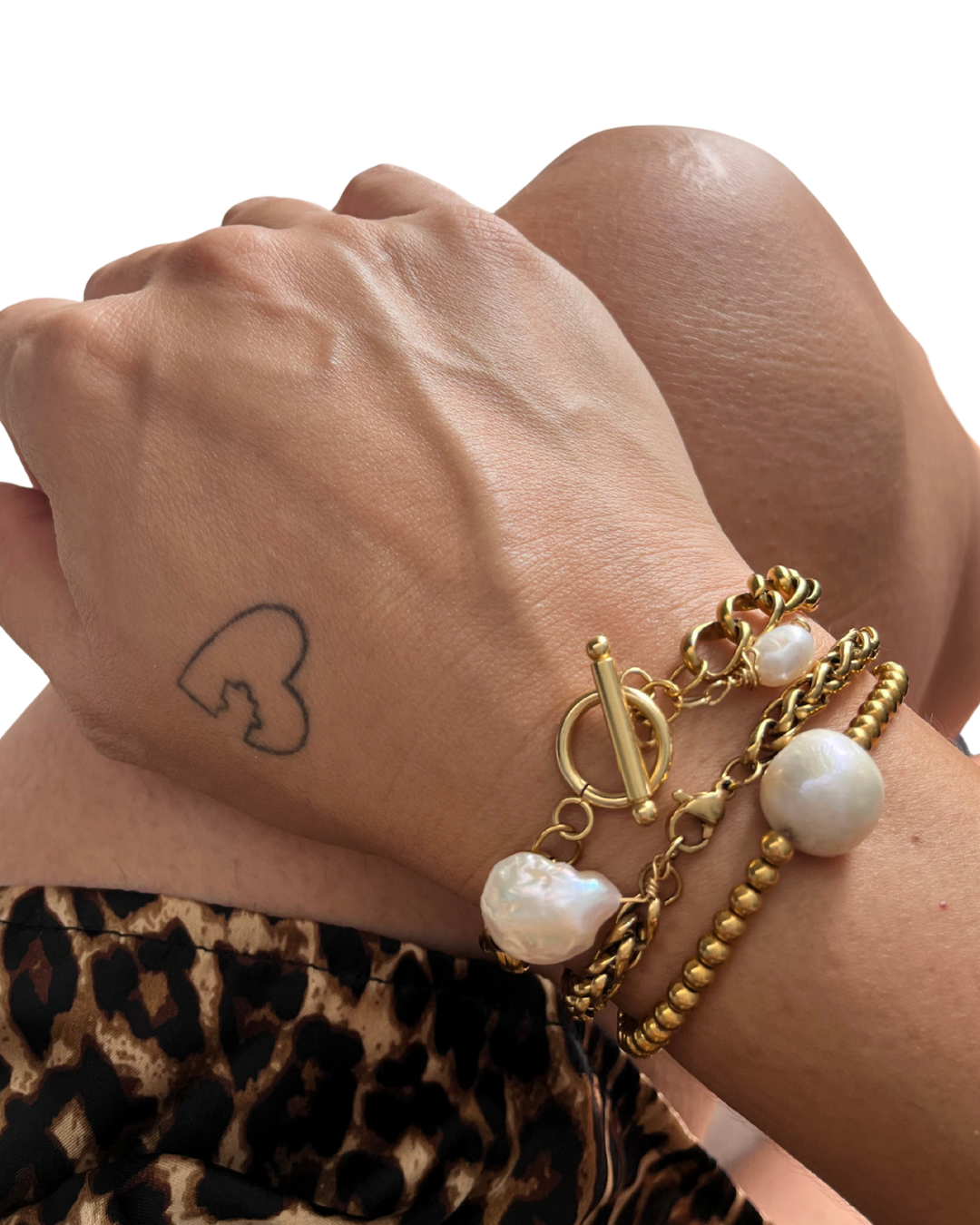 Aura Barroca & Eco de Perlas Bracelets