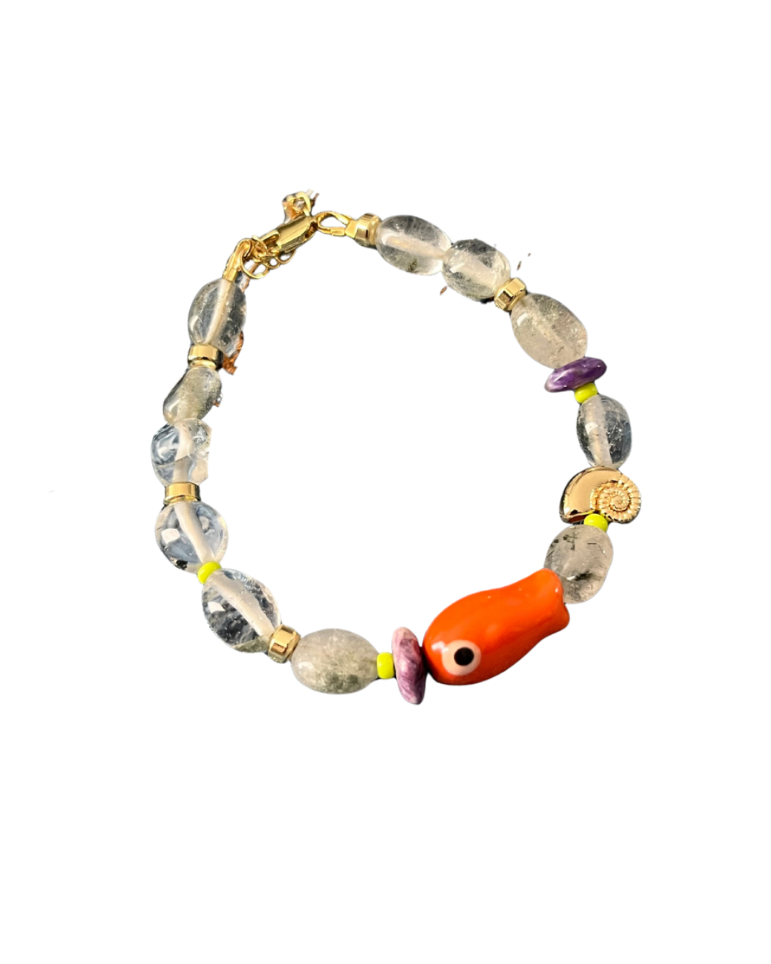 Fishy Sunset & Marea Púrpura Bracelets