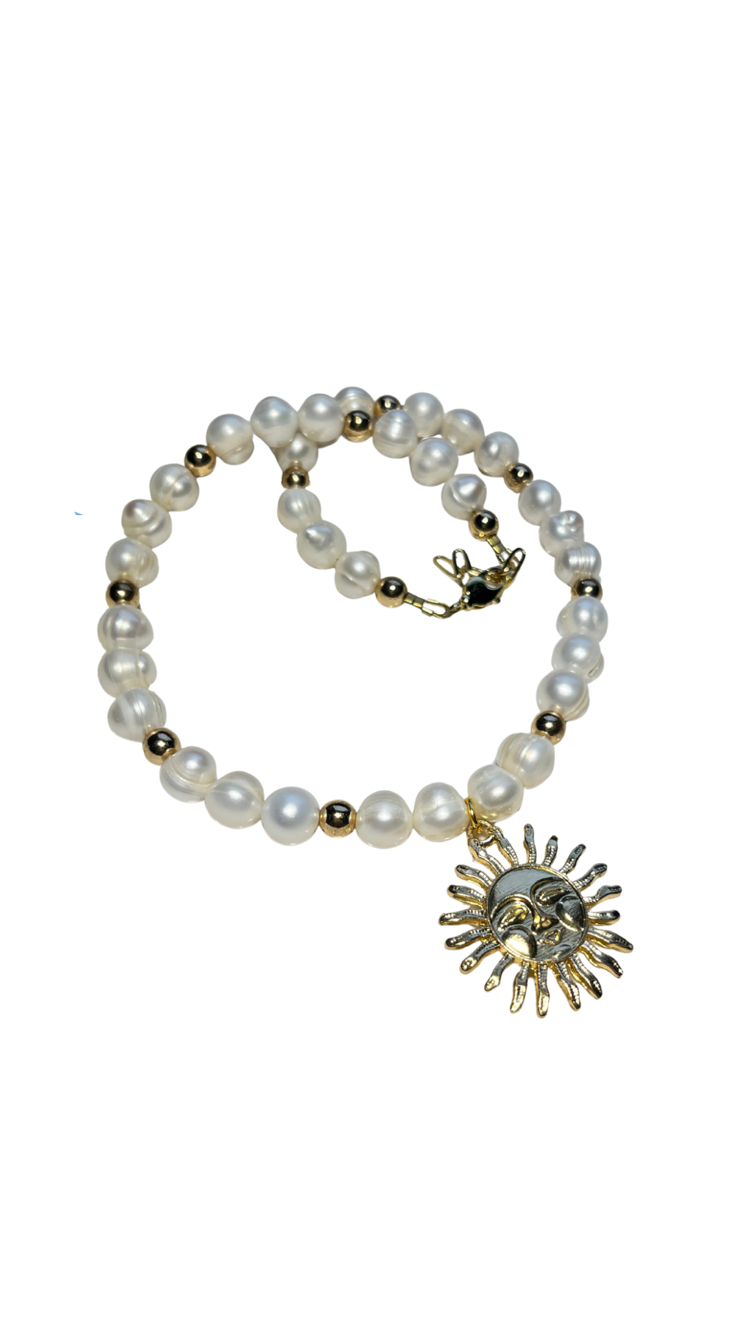Sun in Pearls Necklace