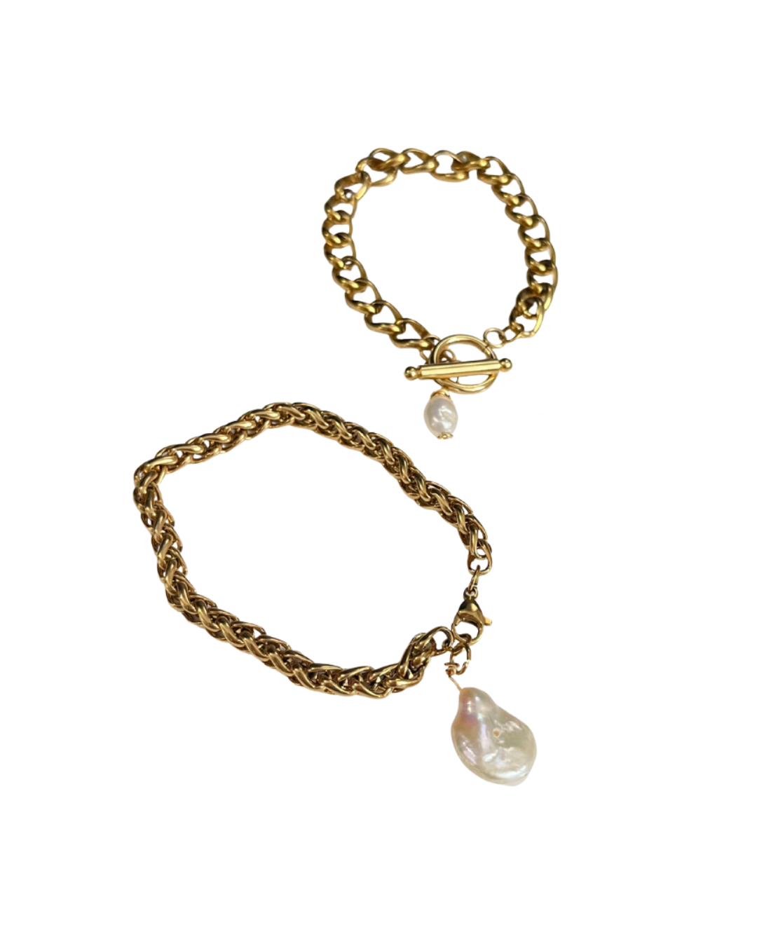 Aura Barroca & Eco de Perlas Bracelets