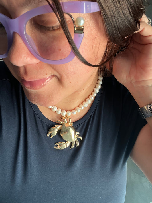 Crab Couture Necklace