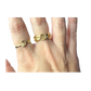 Concha Soleil & Golden moon Rings