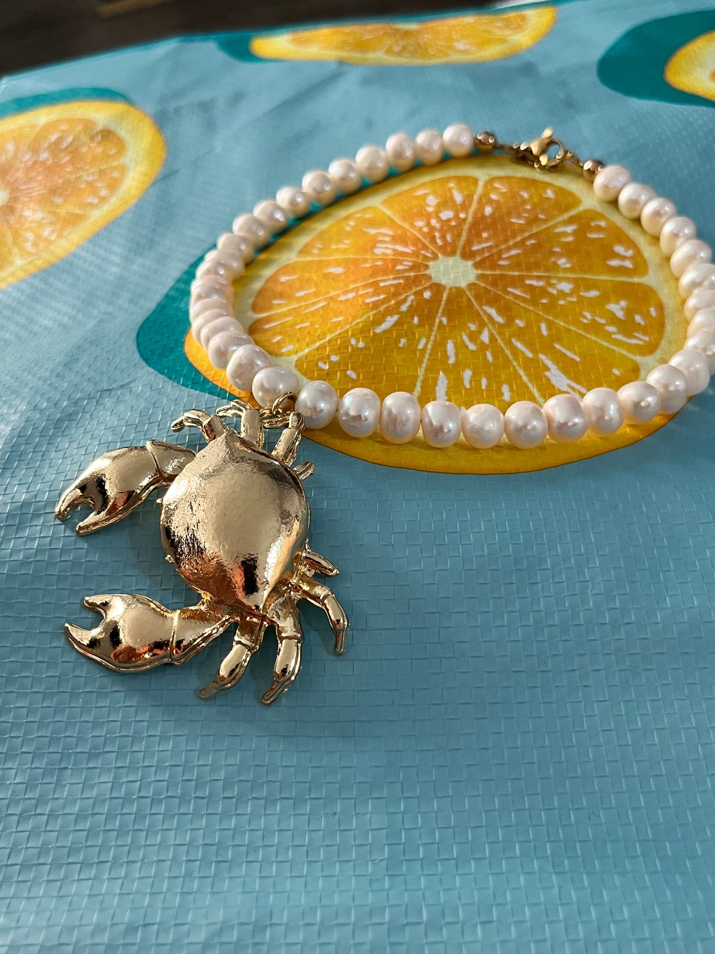 Crab Couture Necklace
