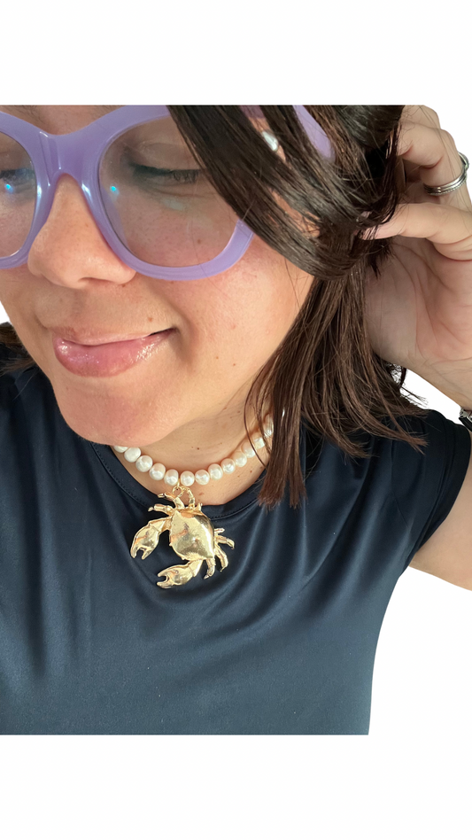 Crab Couture Necklace