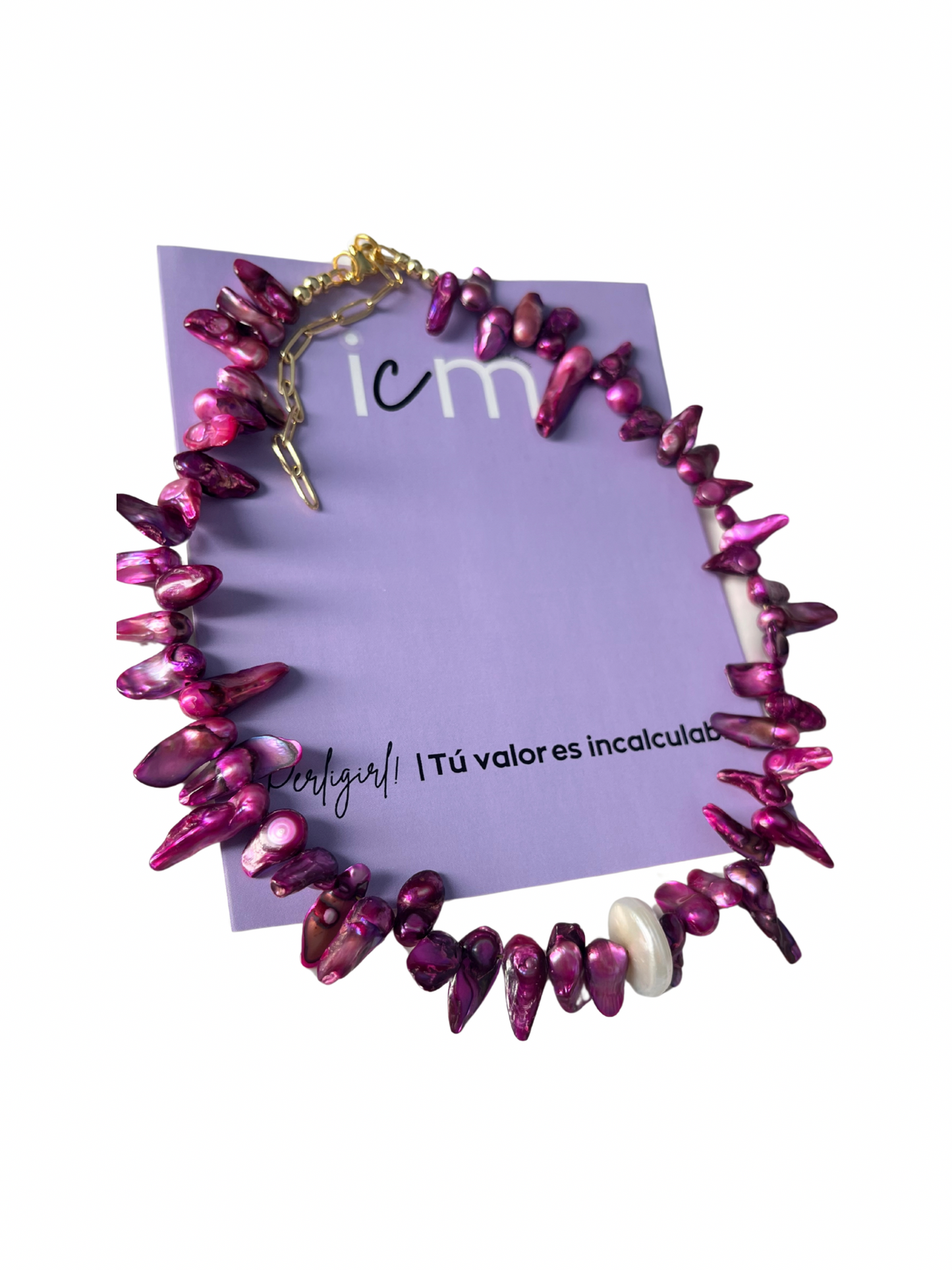 Magenta Salada Necklace