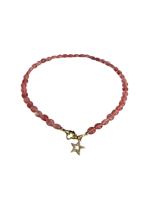 Cuarzo Cherry Necklace